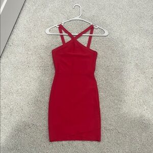 Elegant Red Women's Dress